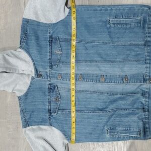 Ring of Fire 2XL Men's Denim Jean Jacket Hoodie